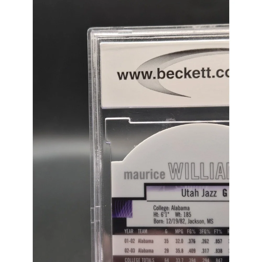 2003 Fleer Maurice Williams 105 Mystique Die Cut /600 BCCG 10 Jazz